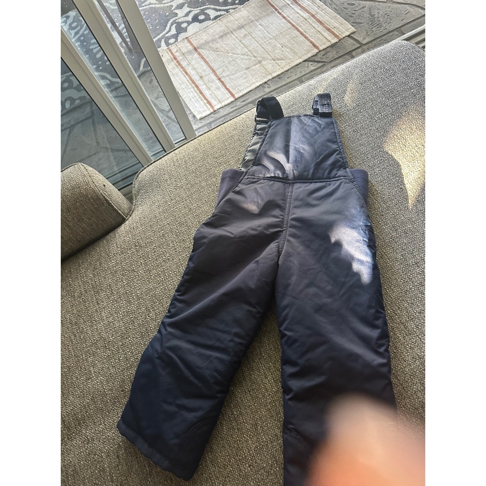 Arctic Kids Navy Blue Insulated Snow Bib Overalls Winter Ski Pants Size3T EUC